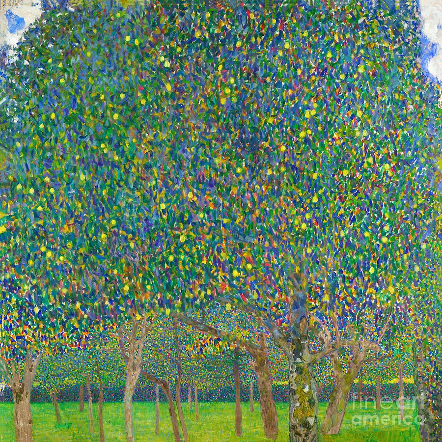 The Pear Tree #1 Painting by Gustav Klimt