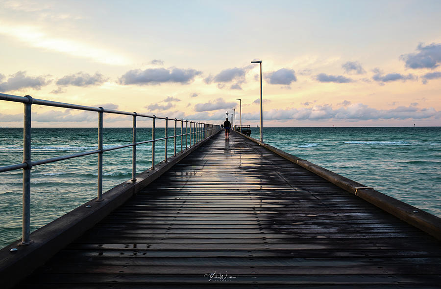 Pier Photograph - The Pier by Vicki Walsh Pier Photograph - The Pier by Vicki Walsh