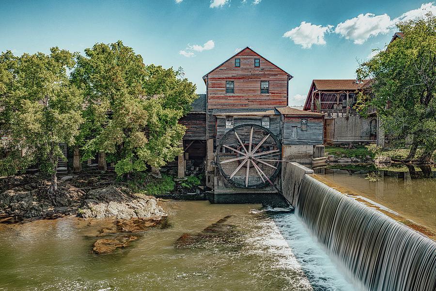 The Pigeon Forge Mill Old Mill Pigeon Forge Tennessee #1 Photograph by Dave Morgan