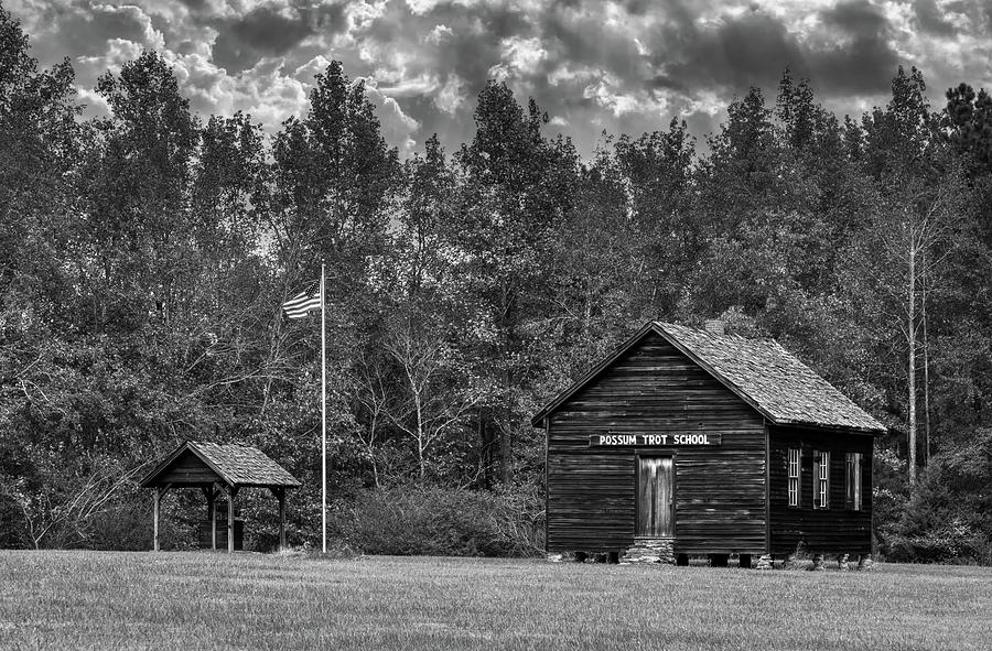 Tree Photograph - The Possum Trot One-Room Schoolhouse #1 by Mountain Dreams