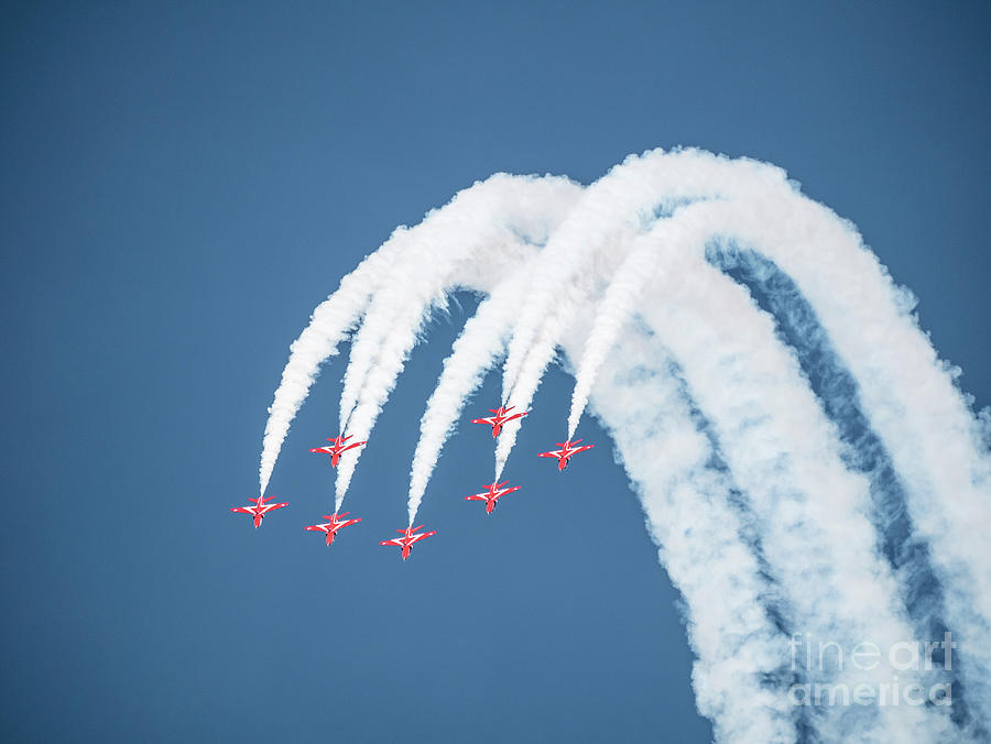 The Red Arrows #1 Photograph by Jim Orr