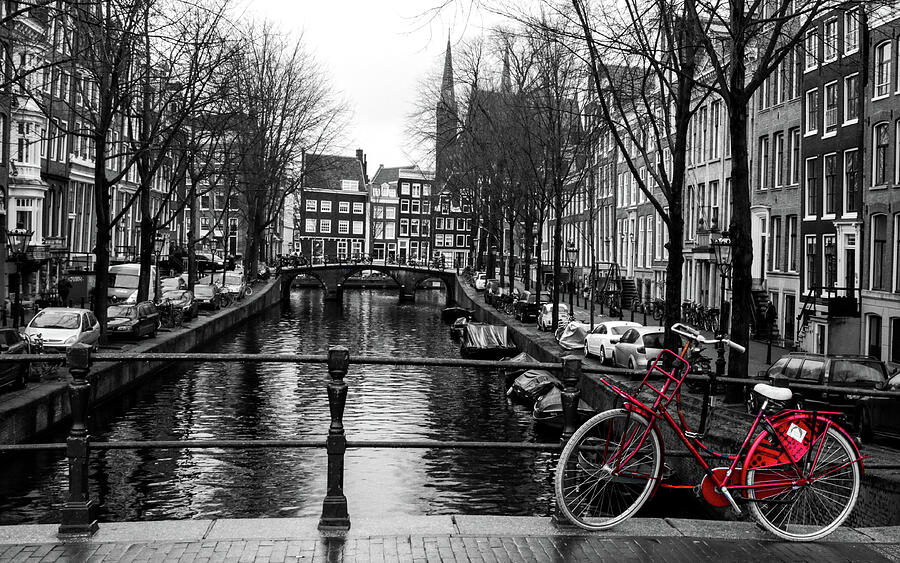 The Red Bike Photograph