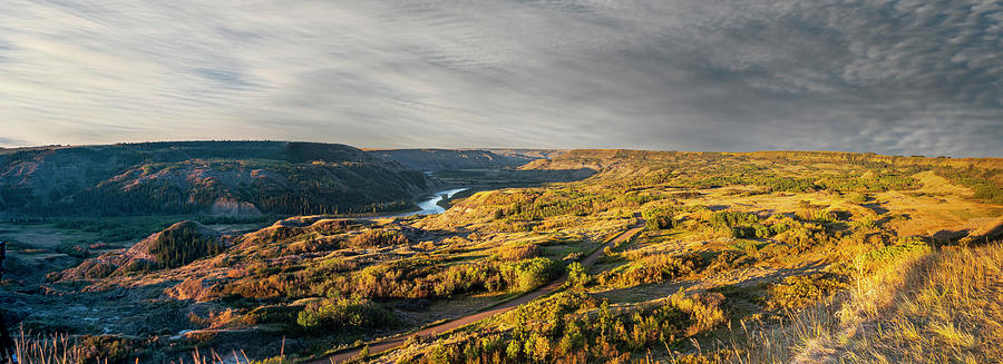 Landscape Photograph - The Red Deer River Valley #1 by Phil And Karen Rispin