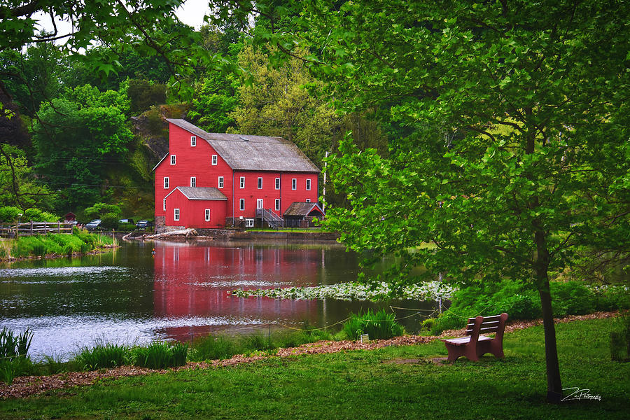 The Red Mill #1 Photograph by Ingrid Zagers