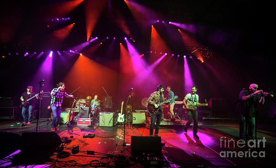The Revivalists at the Warren Hayens Christmas Jam #1 Photograph by David Oppenheimer