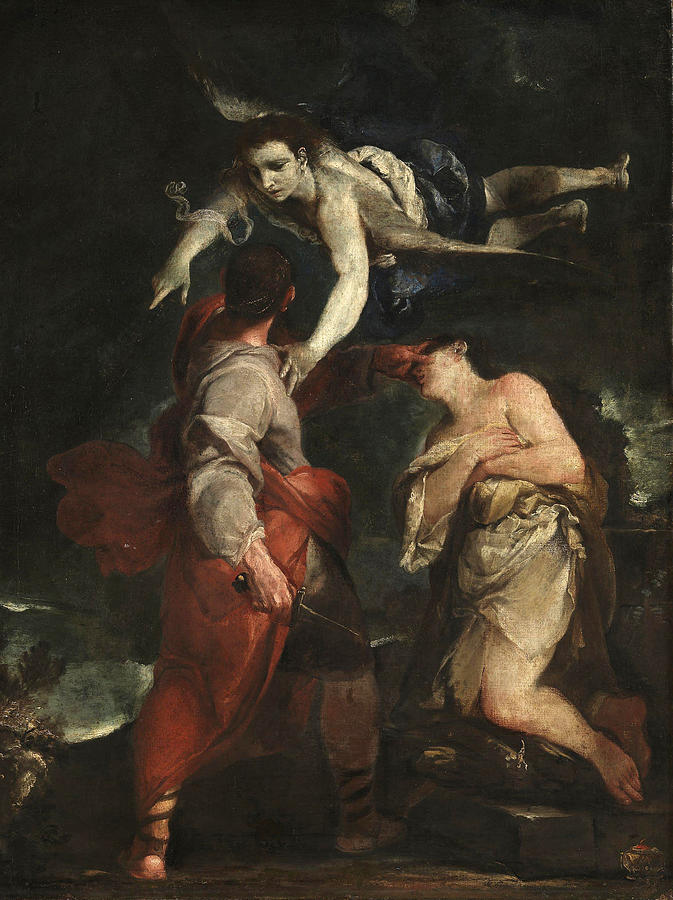 The Sacrifice Of Abraham Painting By Giuseppe Maria Crespi