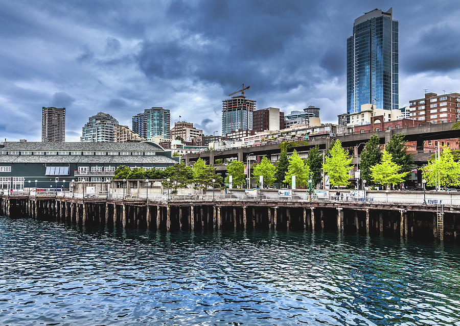 The Seattle Waterfront #1 Photograph by David Patterson