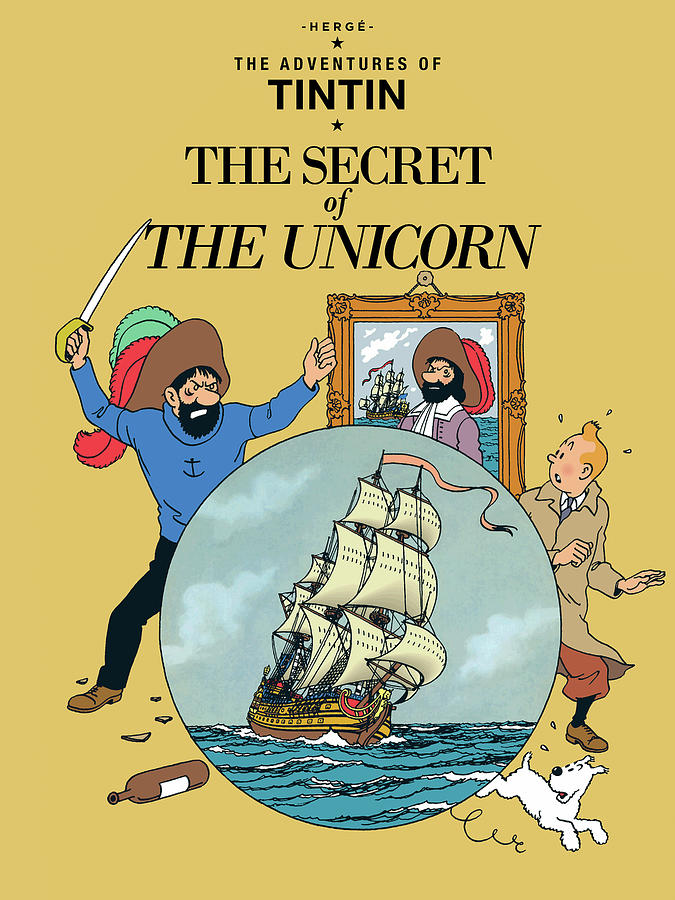 Adventures Of Tintin Drawing - The Secret of The Unicorn #2 by Hegre