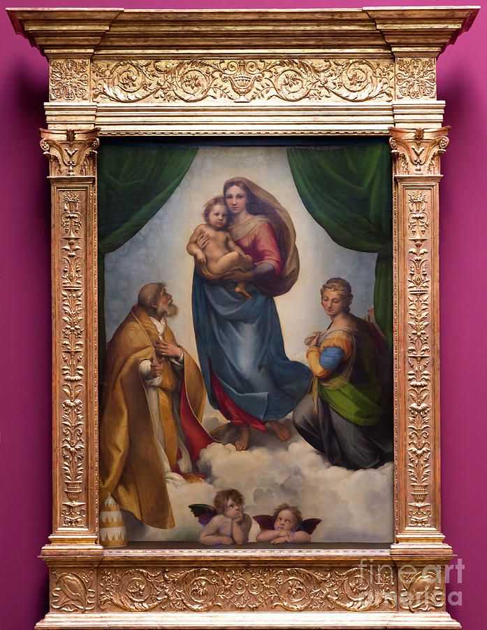 The Sistine Madonna 1512 1516 Photograph By Raphael Pixels