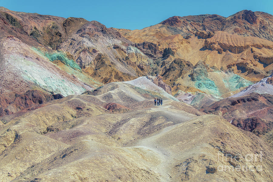The Slopes of Artists Palette, Death Valley, CA #1 Photograph by Hanna Tor