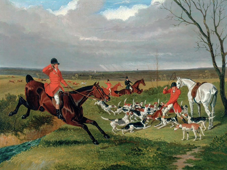Animal Painting - The Suffolk Hunt, The Death #1 by John Frederick Herring