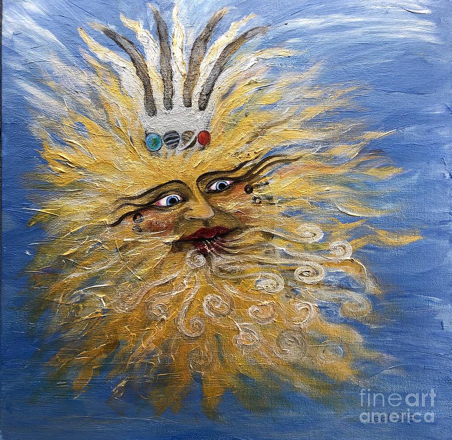 The Sun King  Painting by Leandria Goodman