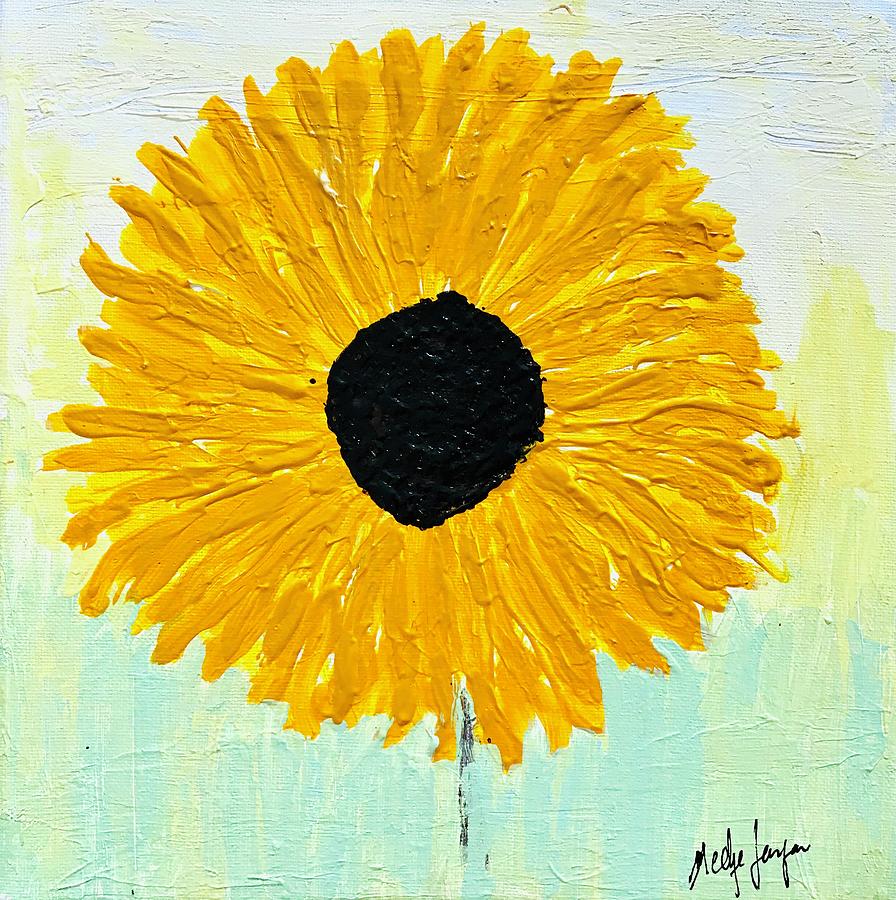 The Sunflower Painting by Medge Jaspan