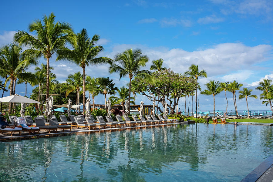 The swimming pool at Mauna Lani, Auberge Resorts Collection Photograph ...