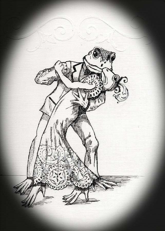 The Tango #1 Drawing by Cynthia Westbrook