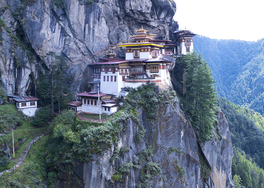 The Tigers Nest Monastery in Himalayans in Bhutan #1 Photograph by Nancy Brown