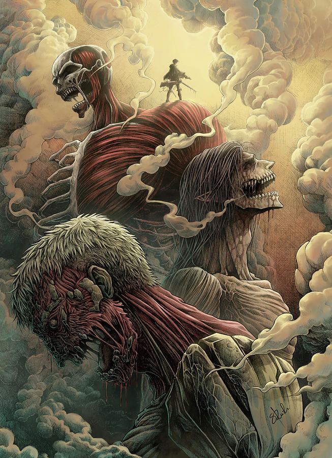 Attack on titan Season 4 P1, an art print by One piece World - INPRNT