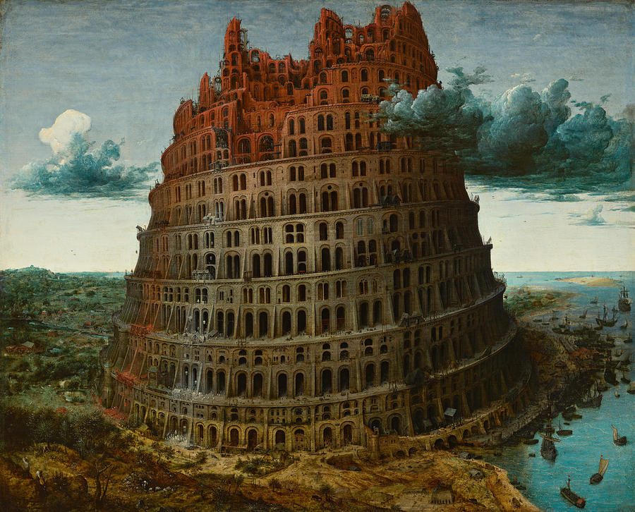 Pieter Bruegel The Elder Painting - The Tower of Babel  #1 by Pieter Bruegel the Elder