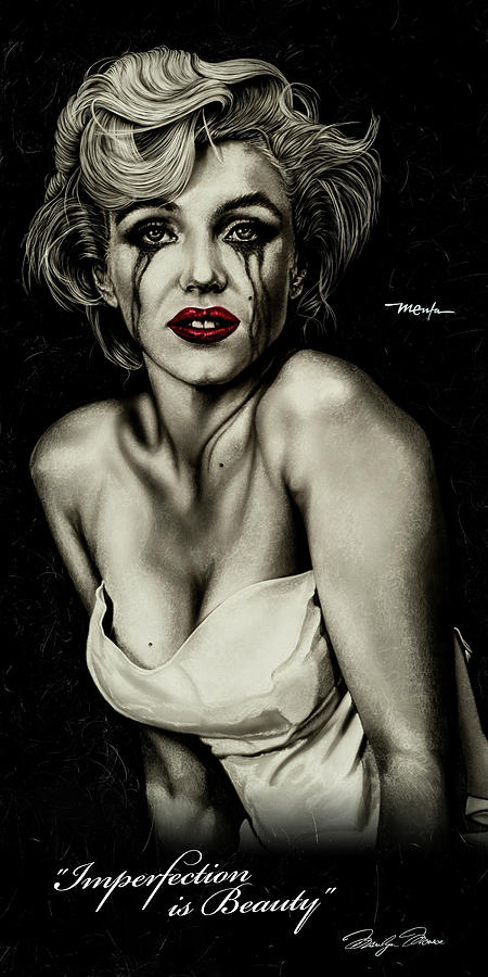 The True Marilyn #1 Painting by Dan Menta