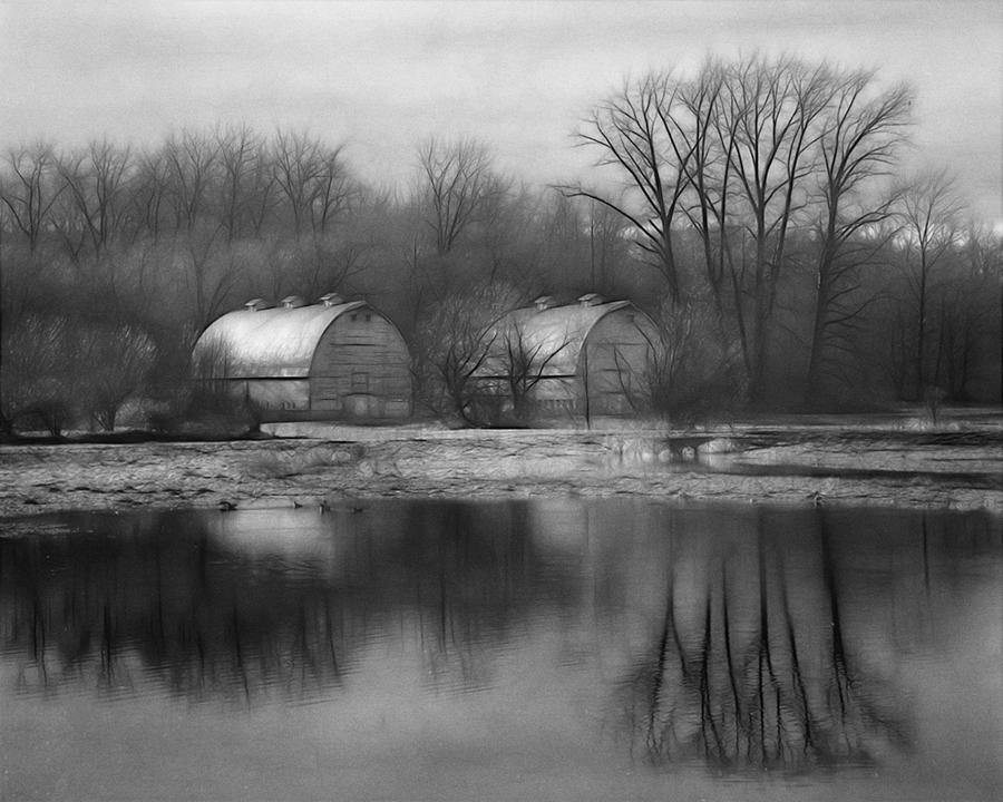The Twin Barns #1 Photograph by Iina Van Lawick