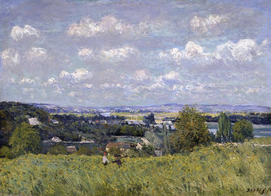 Alfred Sisley Painting - The Valley of the Seine at Saint Cloud  #1 by Alfred Sisley