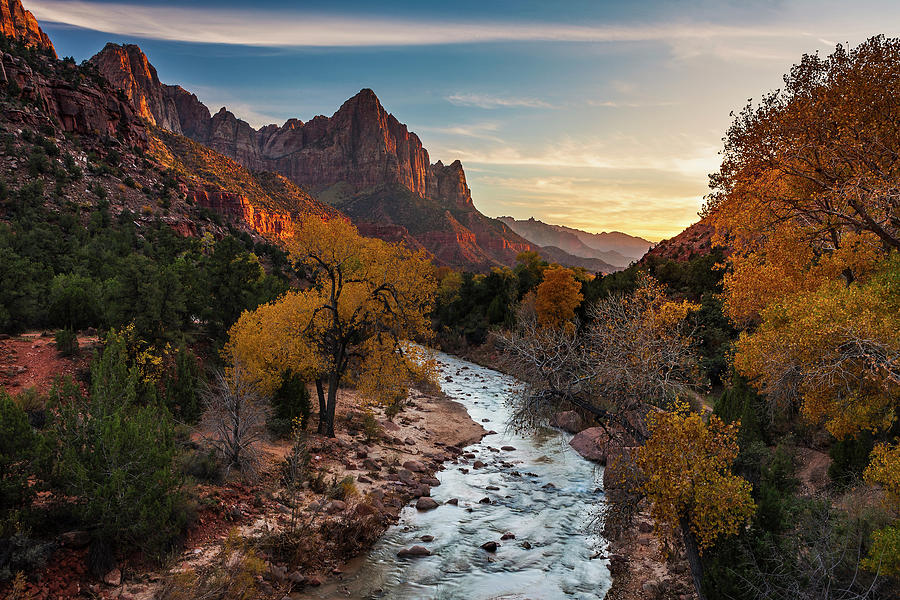 The Watchman at Zion #1 Photograph by Andrew Soundarajan