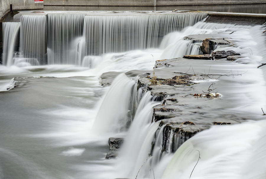 The waterfalls in Almonte, Ontario. #1 Photograph by Rob Huntley