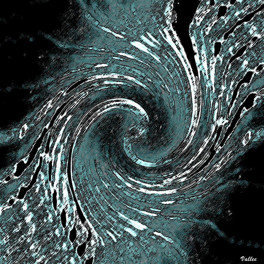 The Wave #1 Digital Art by Vallee Johnson