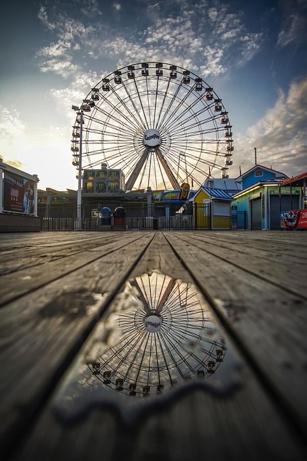 Sunset Photograph - The Wheel #1 by Chad W Hoover