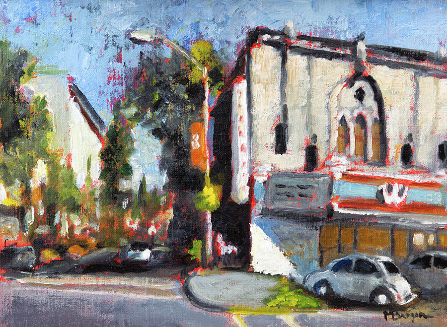 The Whiteside Theatre Painting by Mike Bergen