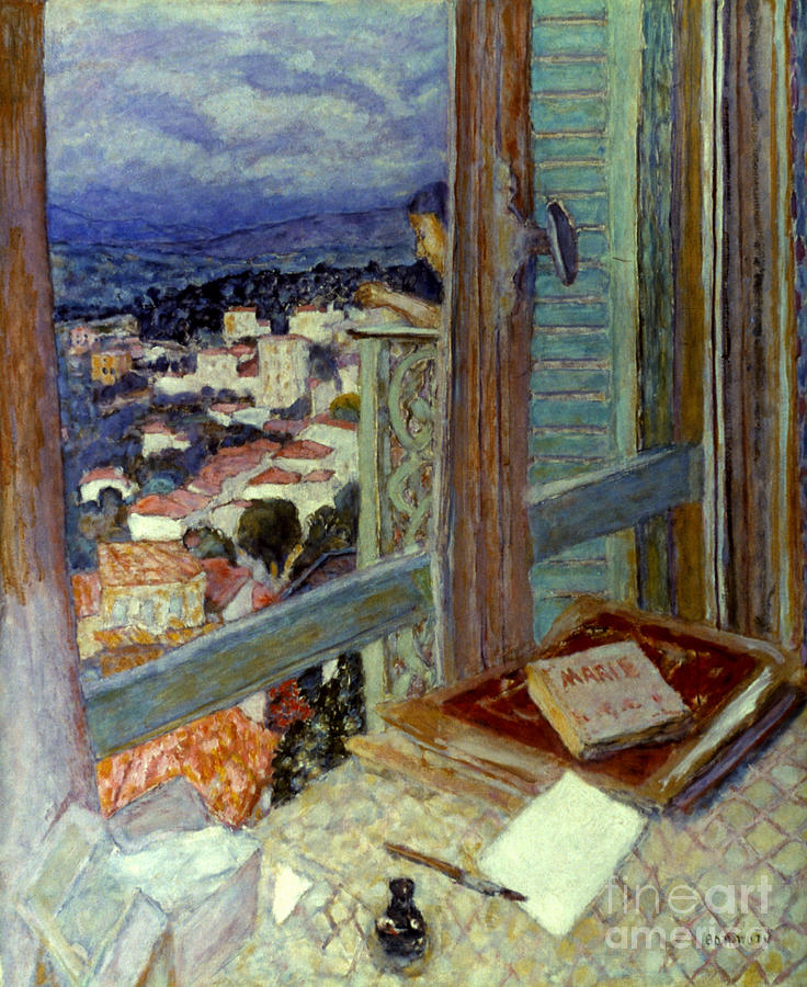 The Window, 1925 #1 Painting by Pierre Bonnard