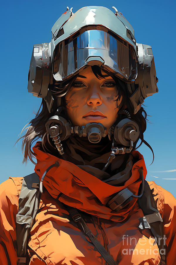 the woman desert combat soldier from 2099 by Asar Studios #1 Painting ...