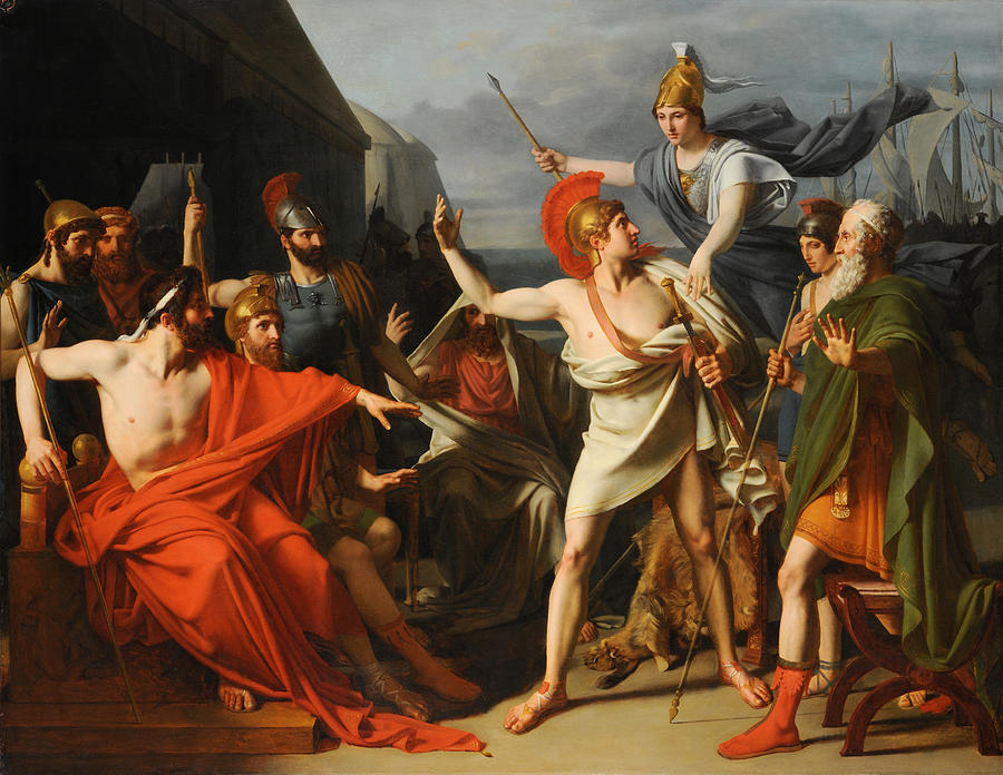 The Wrath Of Achilles Painting