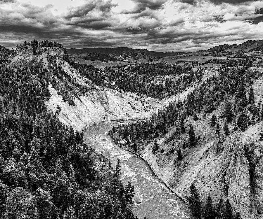 The Yellowstone River Photograph by NPS Jacob W Frank - Fine Art America