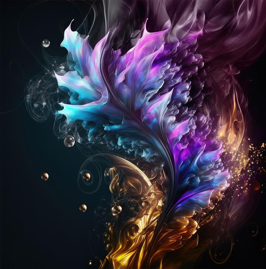 Colorful Magic In The Air Digital Art by Johanna Hurmerinta