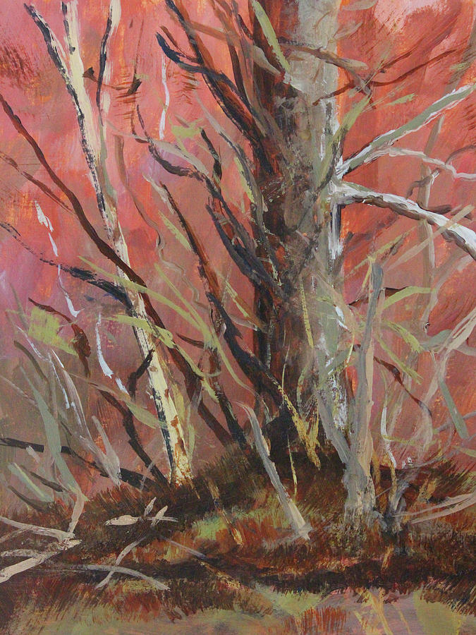 Thicket #2 Painting by Nancy Merkle