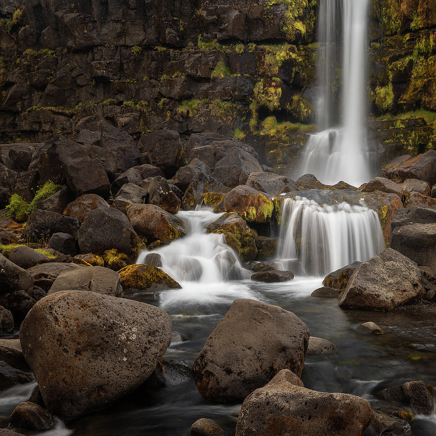 Thingvellir National Park Falls #1 Photograph by Donnie Whitaker