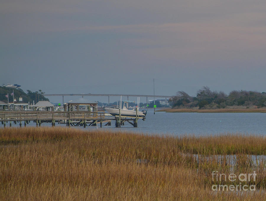 This Wetlands Marsh Is Part Of The Seaside Town Of Sunset Beach, In Brunswick County, North Carolina Photograph