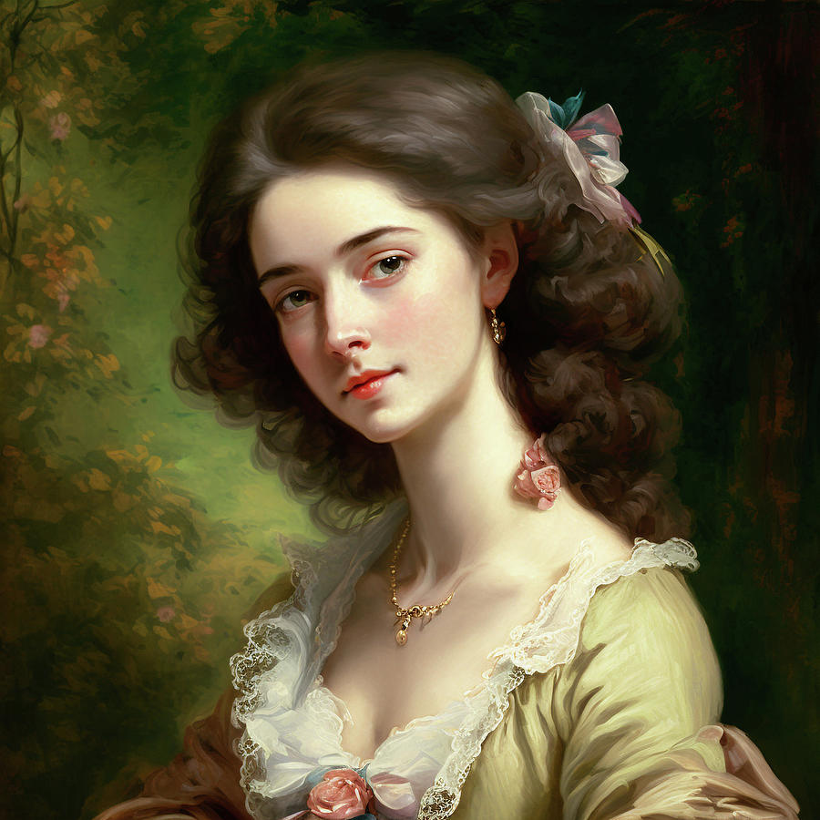 Thomas Gainsborough Girl Digital Art by Robert Knight - Fine Art America