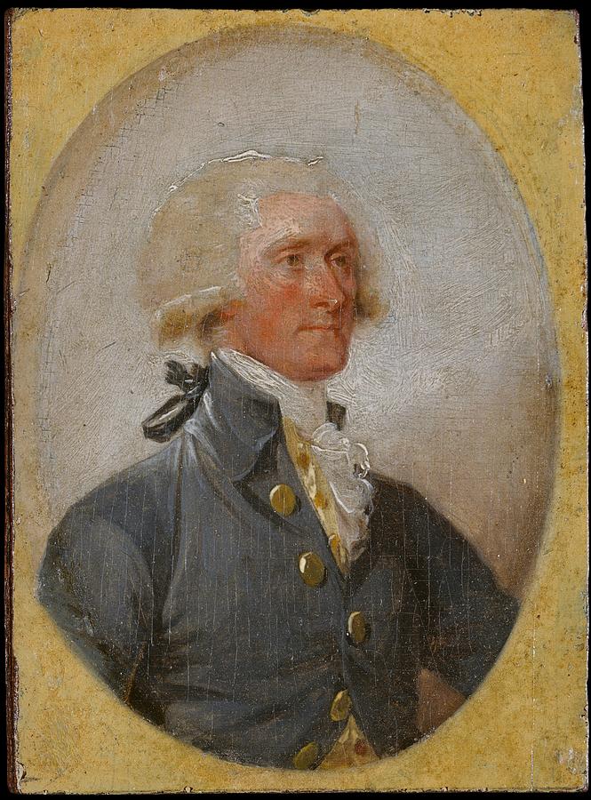 Thomas Jefferson 1788 John Trumbull American #1 Painting by MotionAge Designs