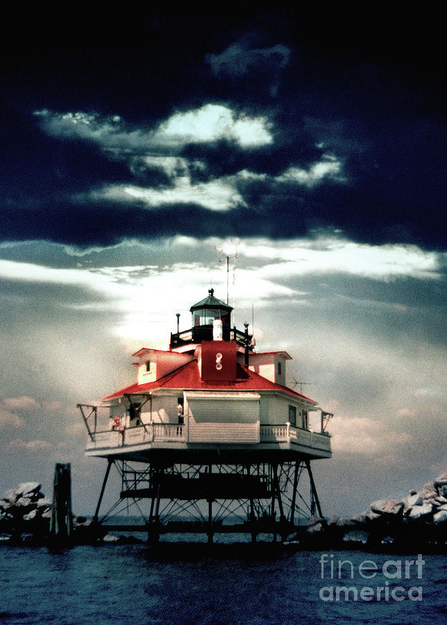 Thomas Pt. Shoal Lighthouse #1 Photograph by Skip Willits