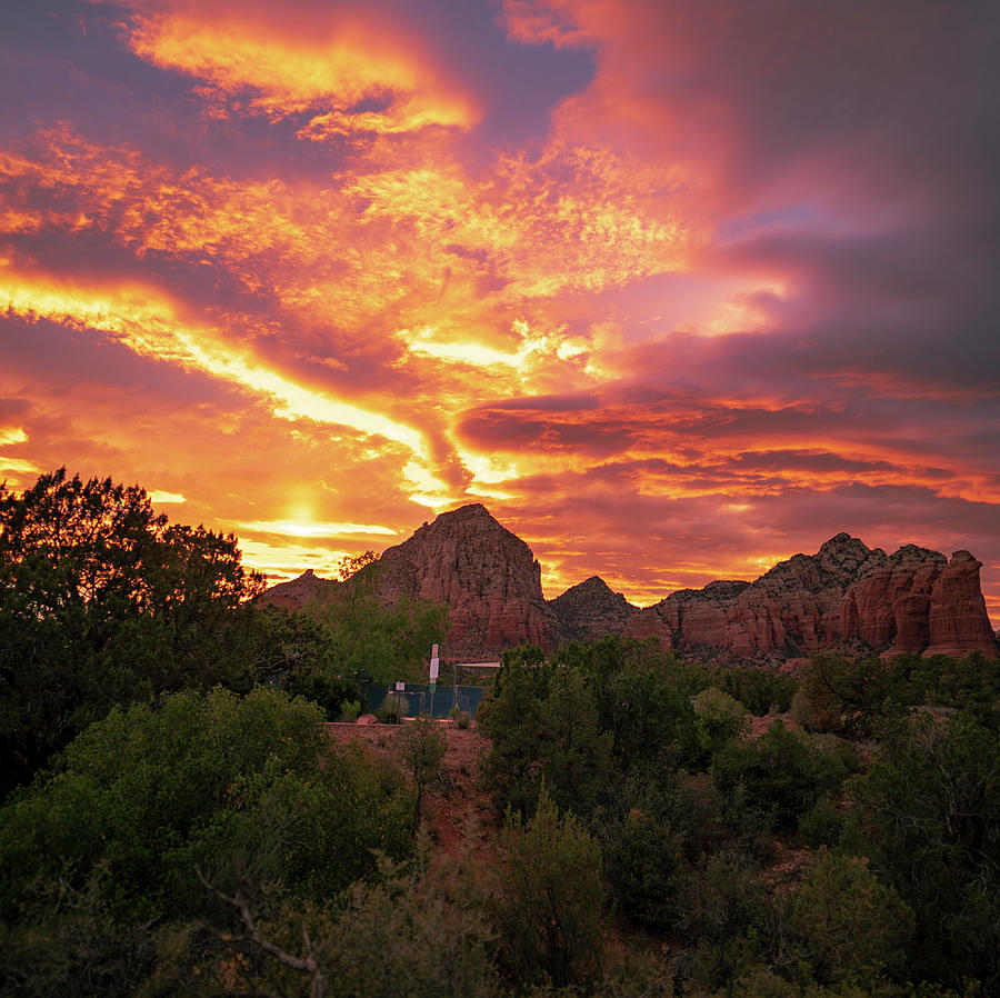 Thunder Mountain Sunset #1 Photograph by Heber Lopez