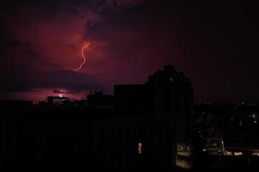 Thunderstorm #1 Photograph by Kiran Joshi