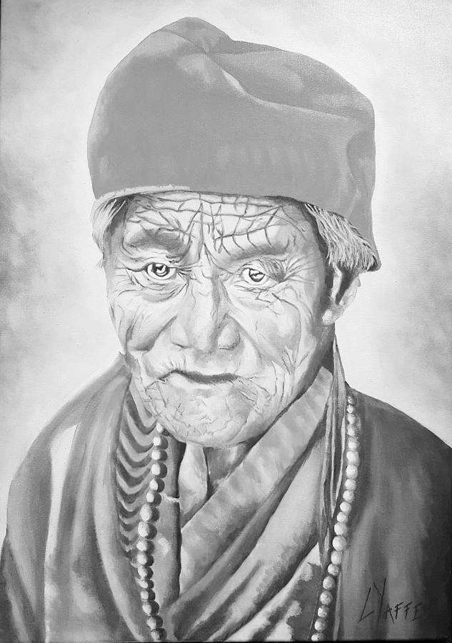 Tibetan Holy Man #1 Painting by Loraine Yaffe
