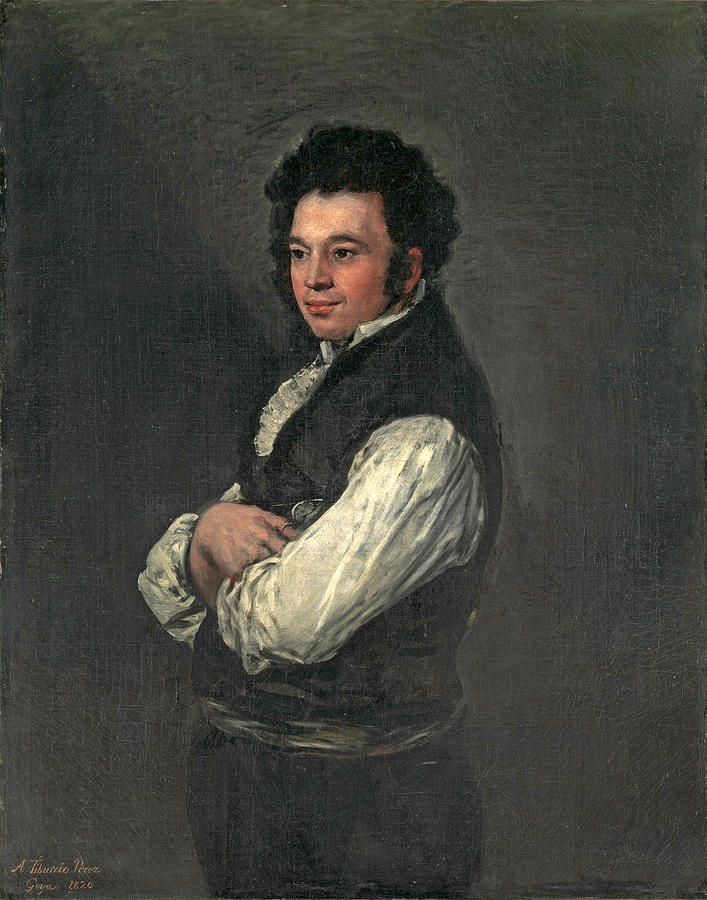 Tiburcio Perez y Cuervo, the Architect #3 Painting by Francisco Goya