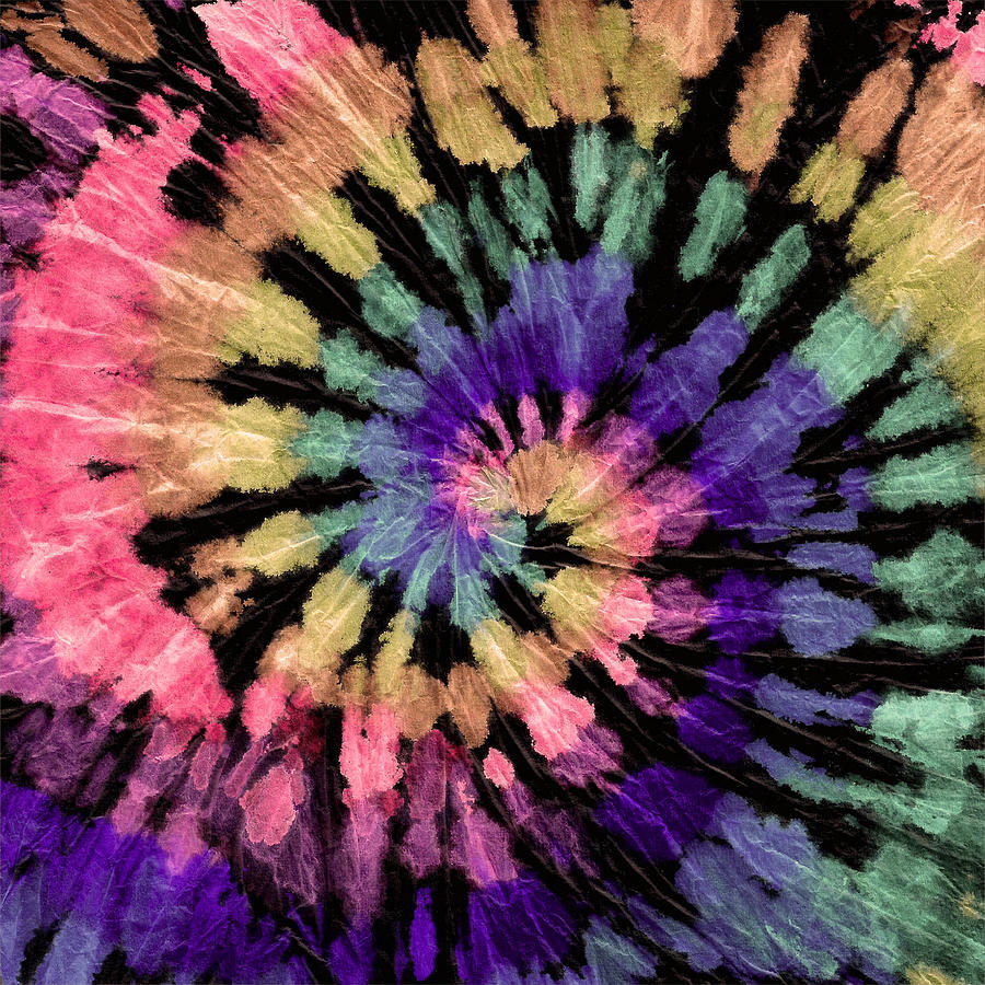 Tie dye pattern #1 Digital Art by Herbert - Pixels