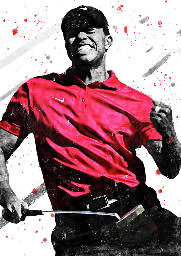 Tiger Woods Digital Art by Smh Yrdbk Fine Art America