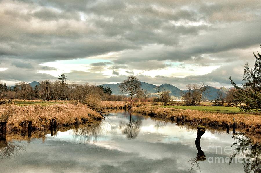 Tillamook River Reflections Tillamook Oregon Photograph By Beautiful