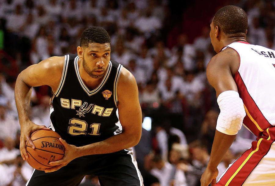 Tim Duncan #1 Photograph by Andy Lyons