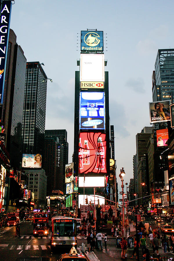 Times Square at Night #1 Photograph by Erin Cadigan